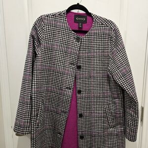 Nanette Lapore Plaid Peacoat